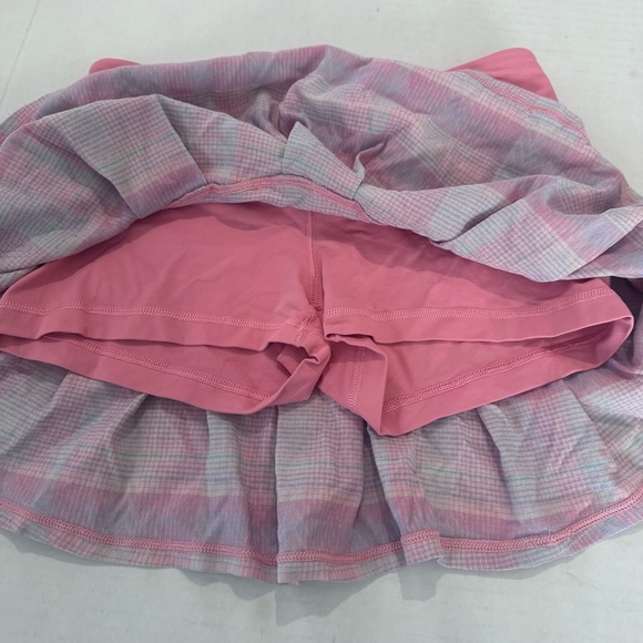 Ivivva Girls Sz 12 Pink Tennis Skirt Skort Undershorts - Picture 12 of 13